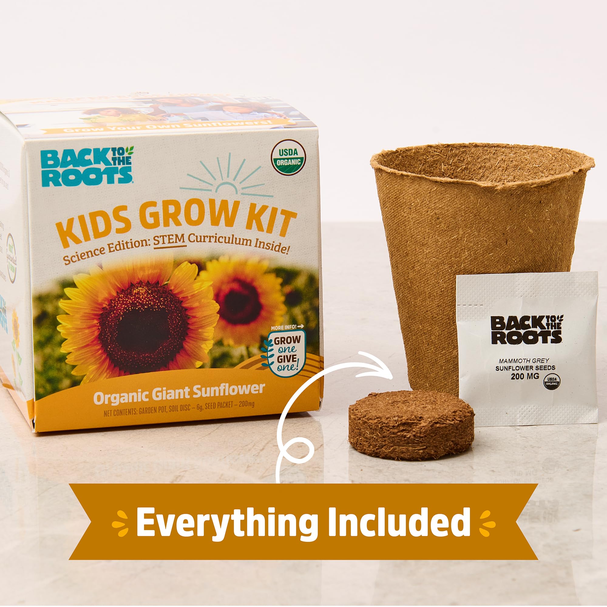 Back to The Roots Kids Science Grow Kit 2ct - Watermelon and Sunflower - Image 3